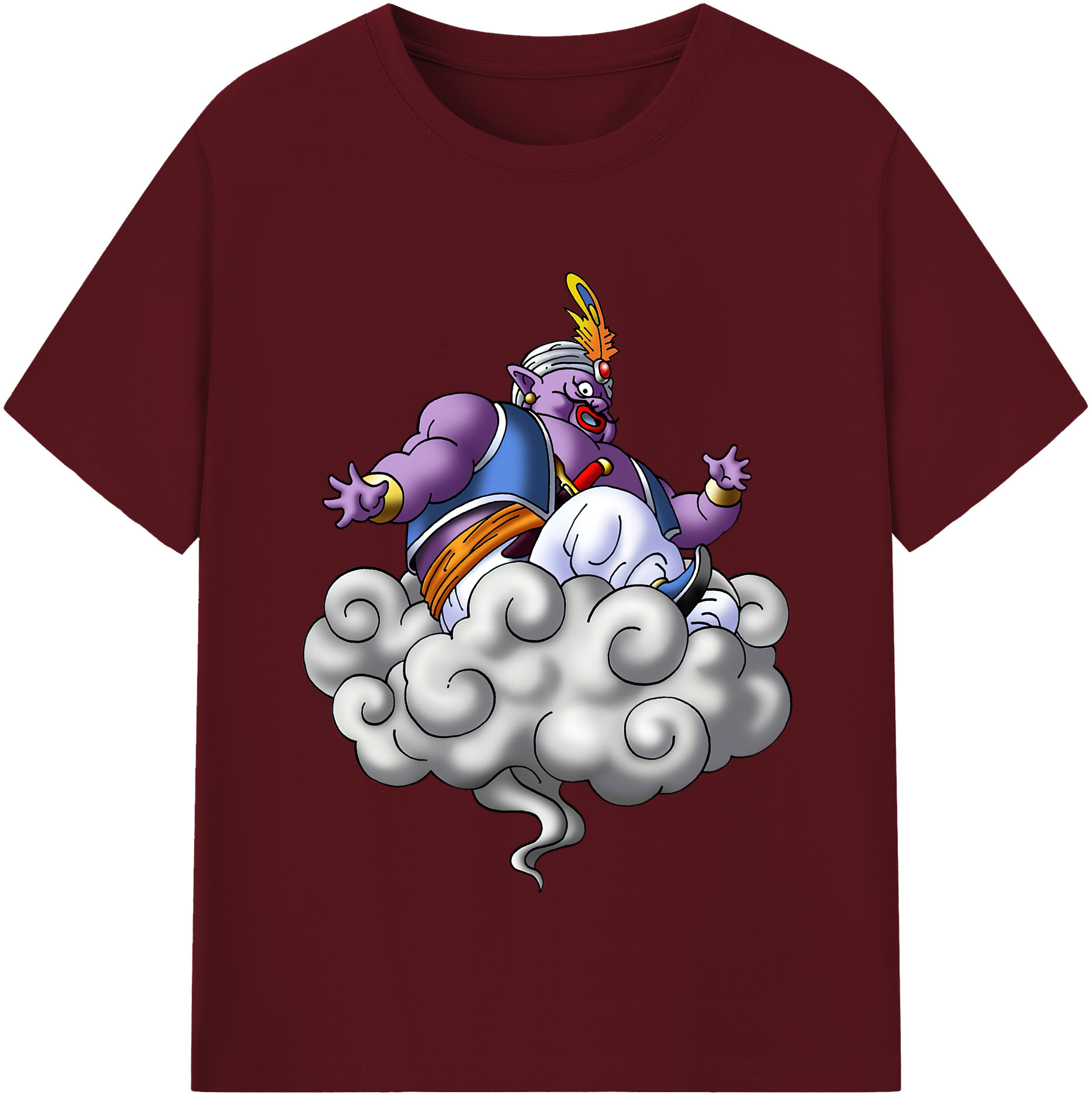 （画像用） ドラゴンクエスト Doragon Kuesuto Dragon Quest 綿100％半袖Tシャツ（フロントプリント）